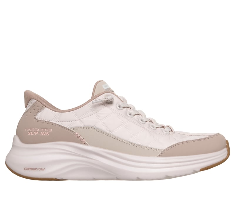 Skechers Contour Foam Slip-in Shoe Natural/Taupe - 150404-NTTP