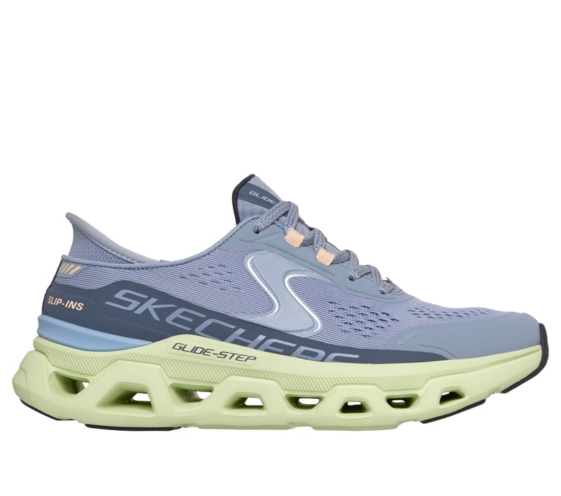Skechers Women' Glide-Step Slip-Ins Shoe Blue/Multi - 150510-BLMT