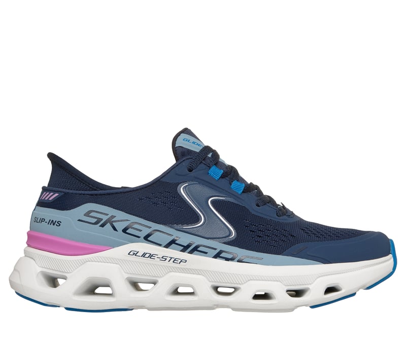 Skechers Womens Slip-ins: Glide-Step Altus Slip-in Shoes Navy/Blue - 150510-NVBL