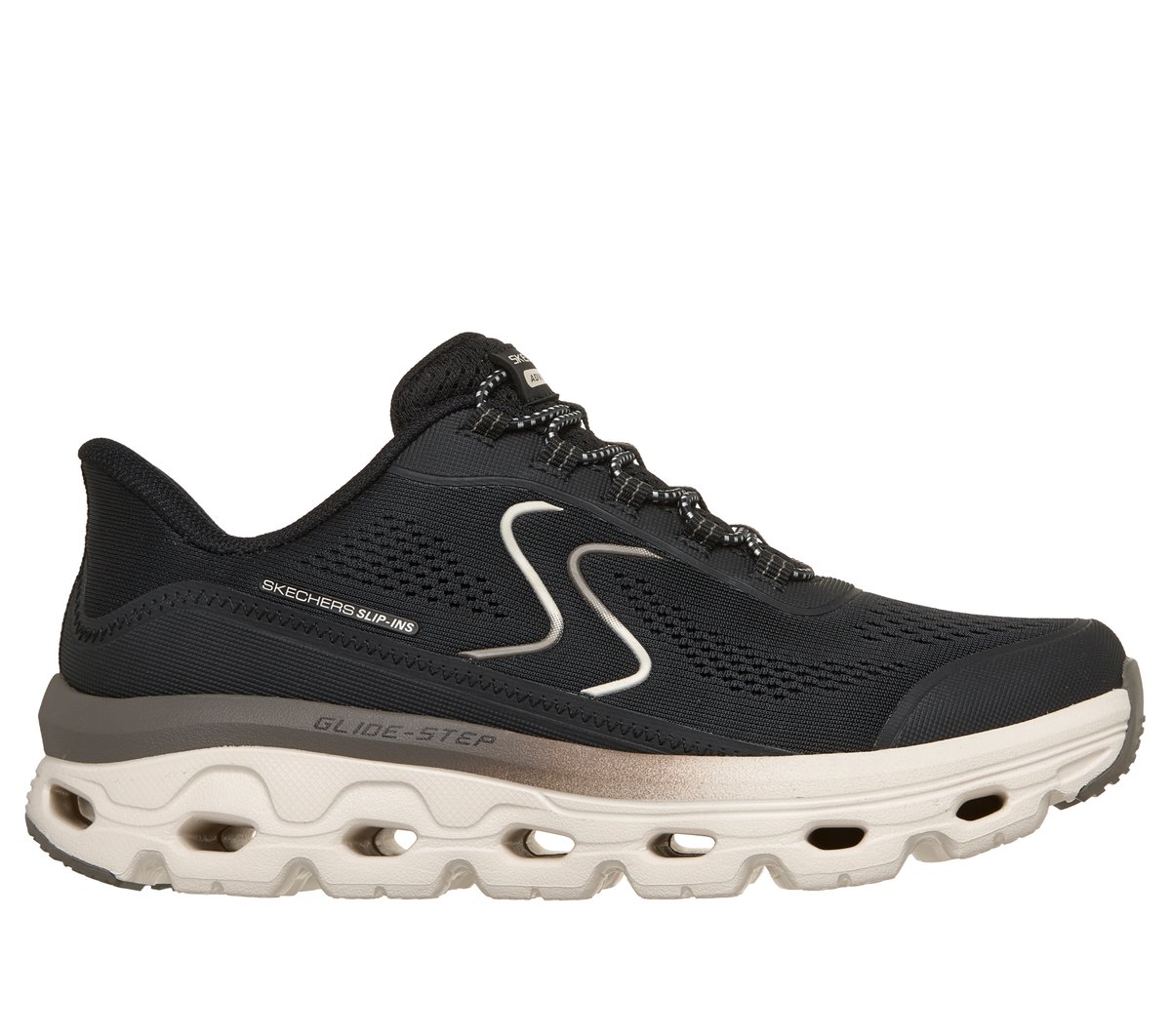 Skechers Women's Slip-Ins Glide-Step Sole Black/Natural - 180272-BKNT