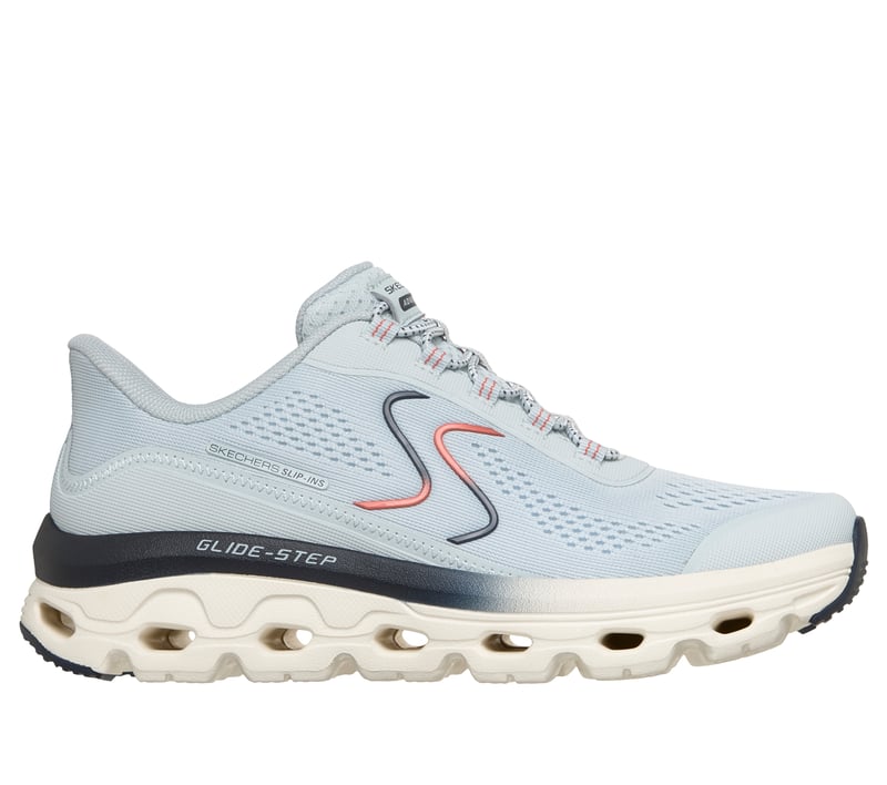 Skechers Women' Glide-Step Sole Slip-Ins Shoe Blue/Multi - 180272-BLMT