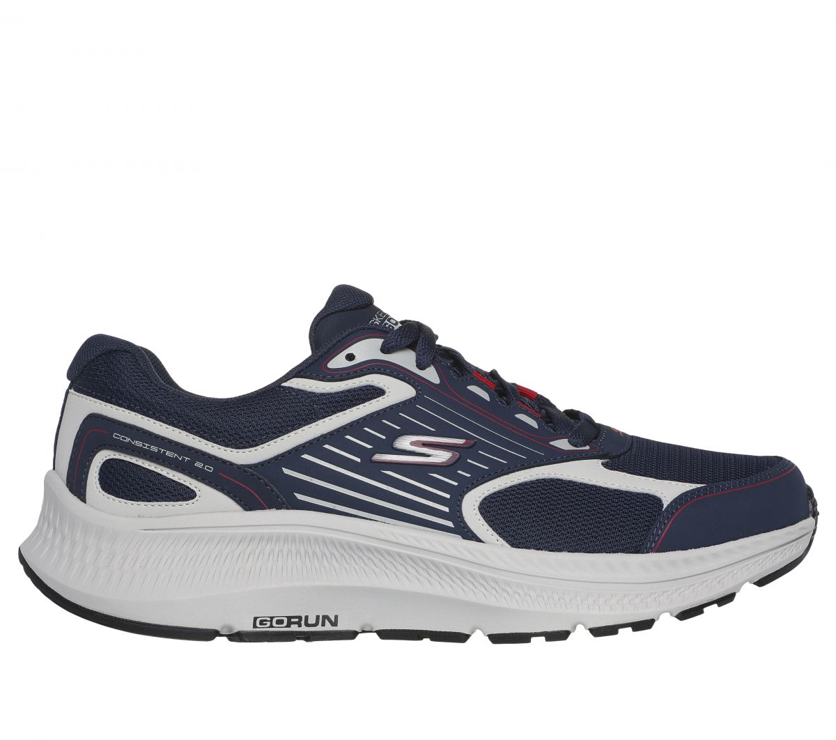 Skechers Men's Go Run Consistent 2.0 Sneaker Navy/Red - 220866-NVRD