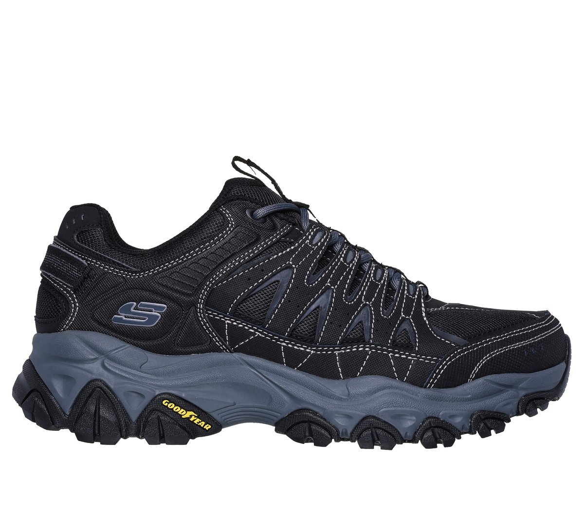 Skechers Men's After Burn M.Fit 2.0 Outdoor Shoe Black/Charcoal - 237608-BKCC
