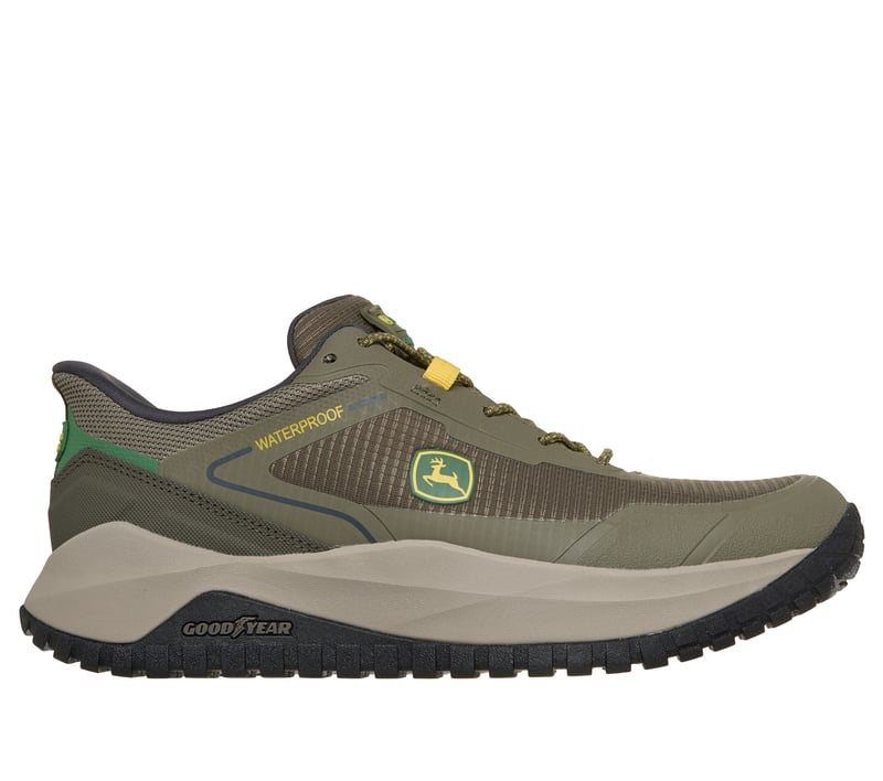 Skechers x John Deere Men's Badger - All terrain Waterproof Slip-In Shoes Olive - 256217-OLV