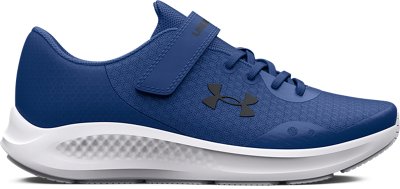 Under Armour Boys' Pre-School UA Pursuit 3 Alternate Closure Running Shoes Blue Mirage/After Burn/Black - 3024988-402