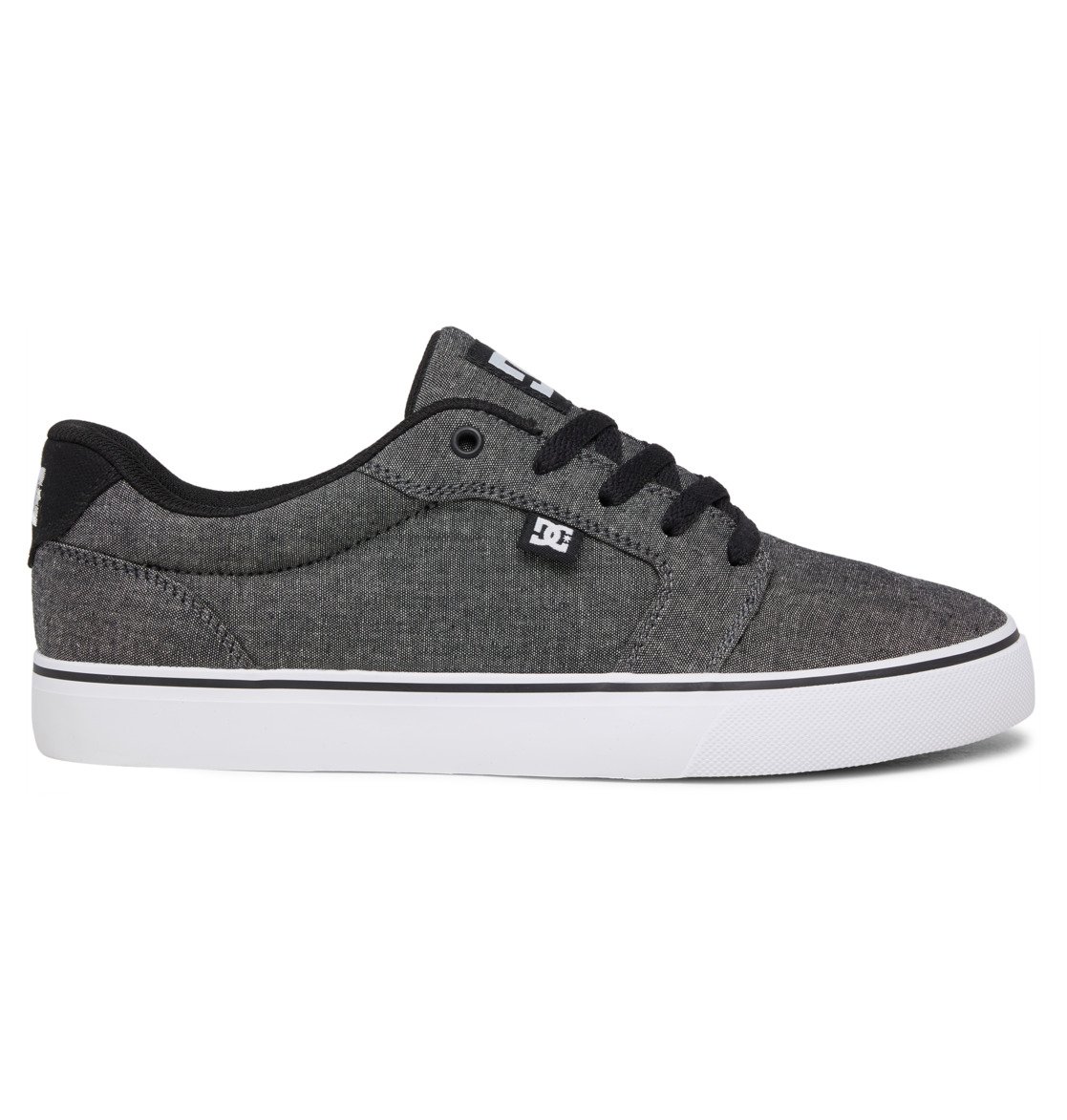 DC Shoes Men's Anvil Shoes Black Resin - 303190-KRN