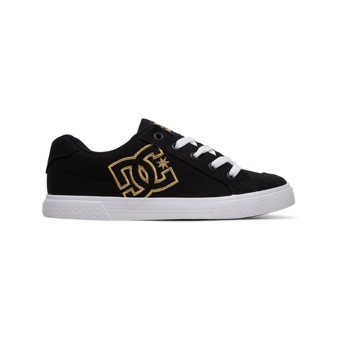 DC Shoes Women's Chelsea TX Shoes Black/Gold - 303226-BG3