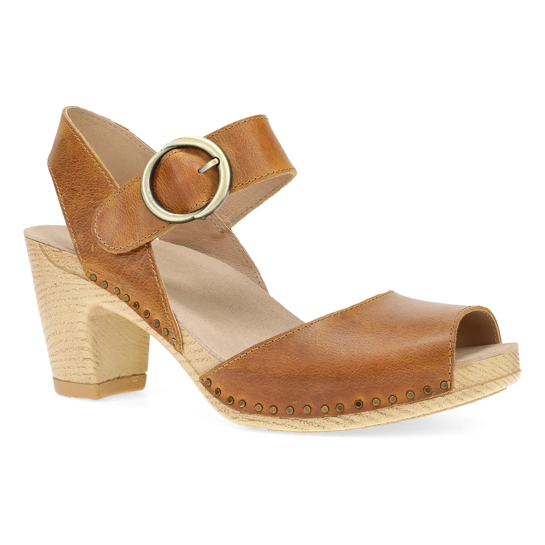 Dansko Women's Tamra Pull Up Sandal Tan Leather - 3116411400