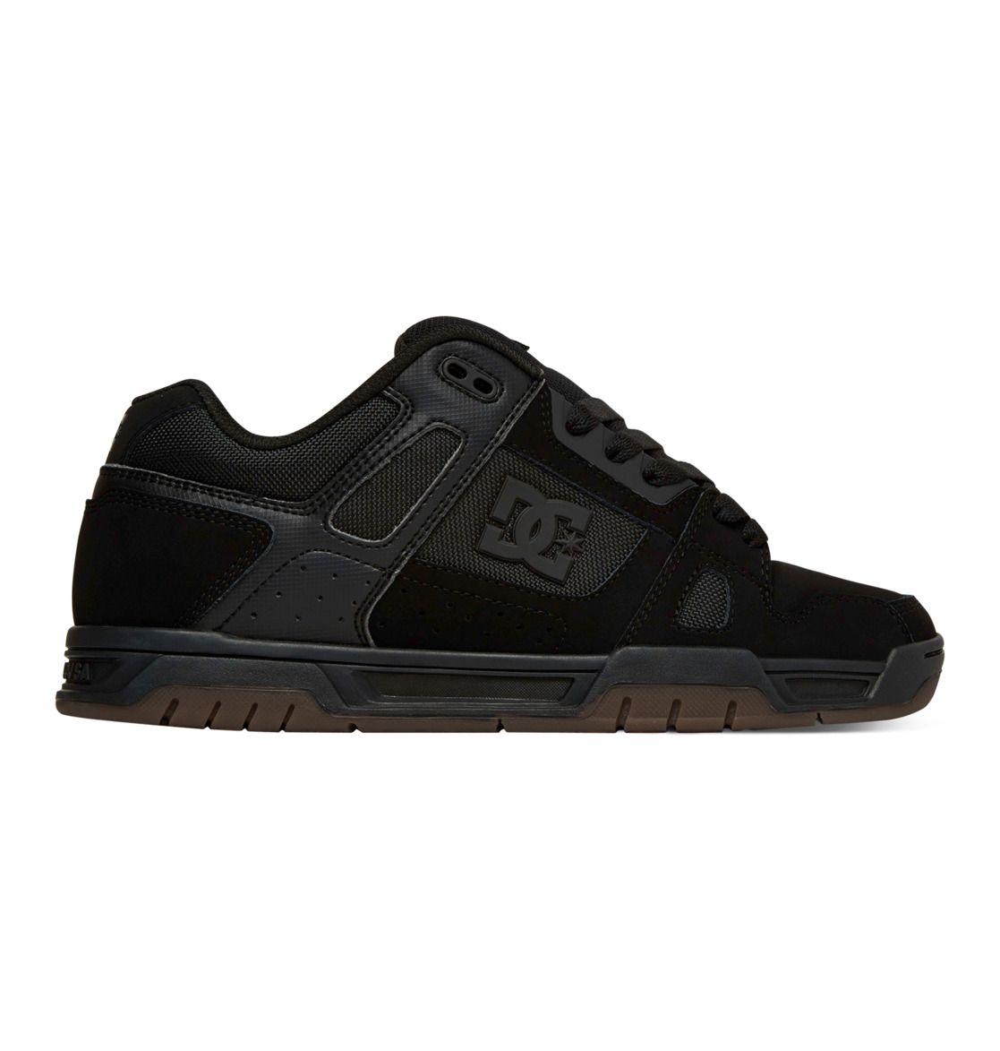 DC Shoes Men's Stag Shoes Black/Gum- 320188-BGM