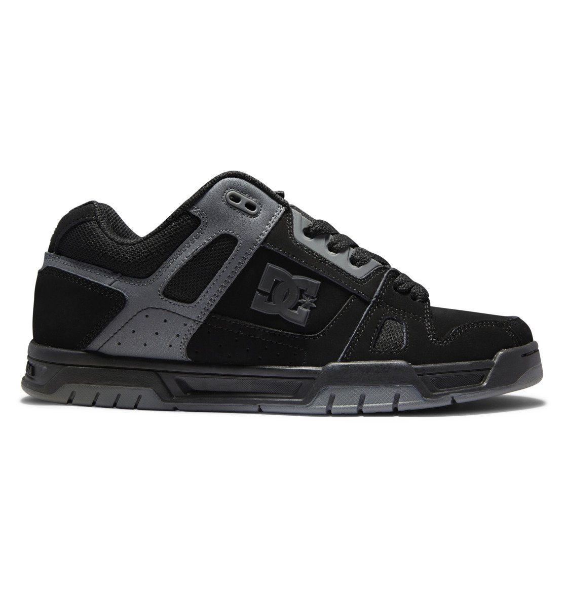 DC Shoes Men's Stag Shoes Black/Black/Battleship - 320188-KKB