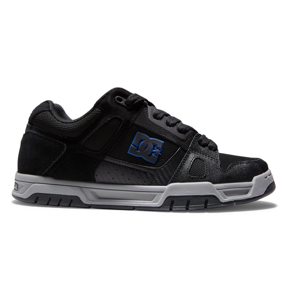 DC Shoes Men's Stag Shoes Black/Grey/Blue - 320188-XKSB