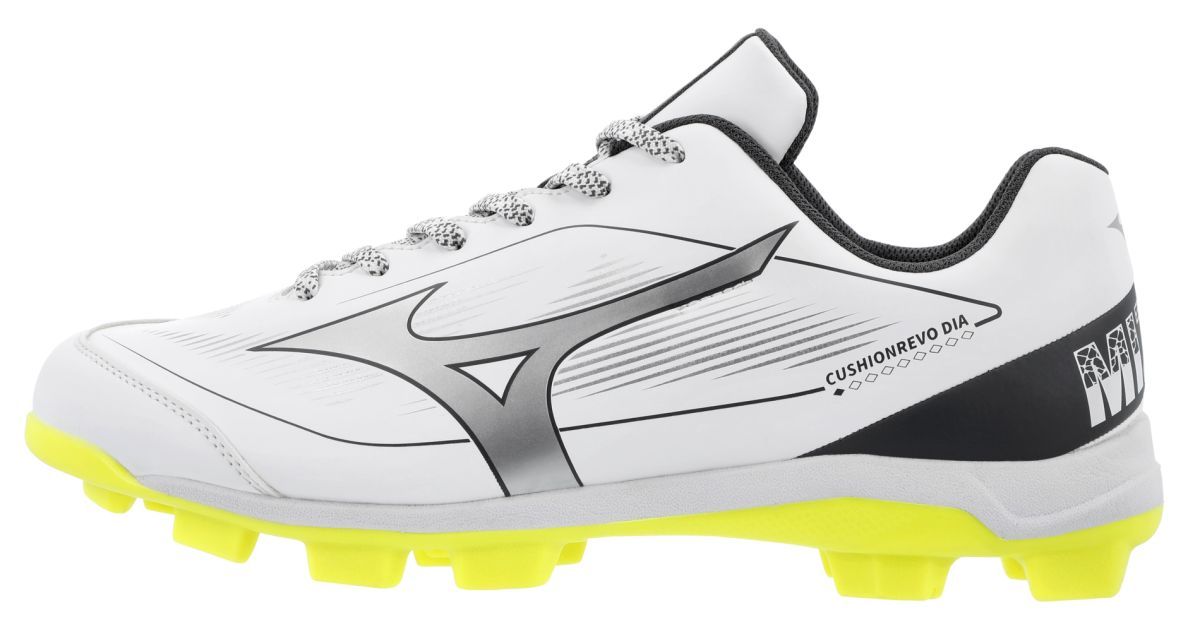 Mizuno Men's CushionRevo Diamond TPU Molded Baseball Cleat Safety Yellow - 320707.3E3E