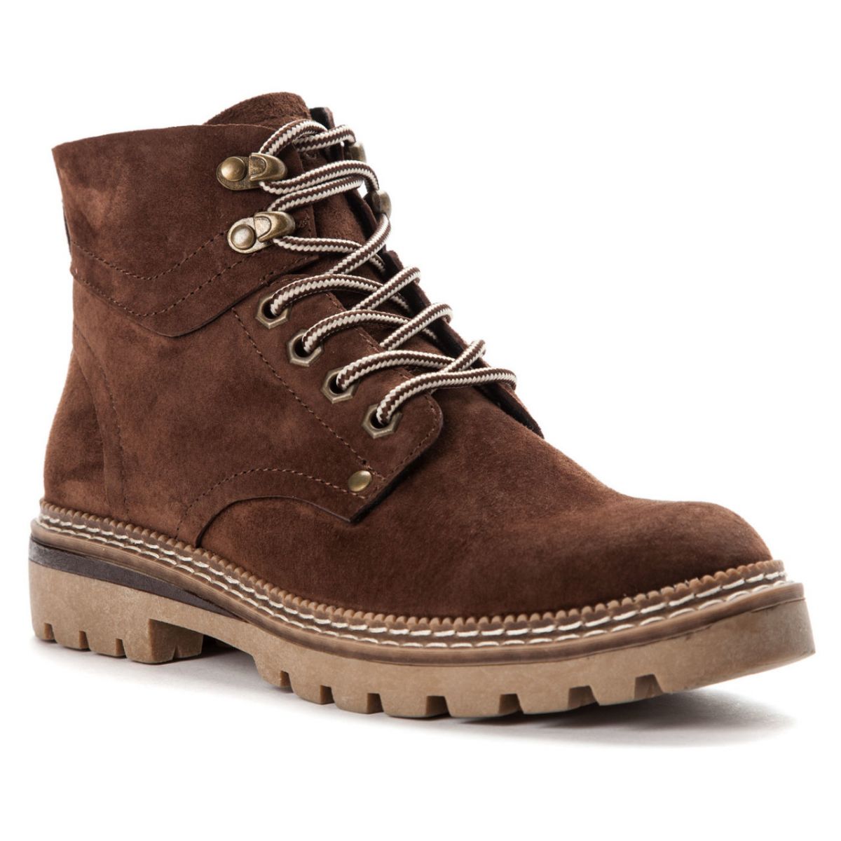 Propet Women's Dakota Ankle Boot Brown Suede - WBX042SBRN