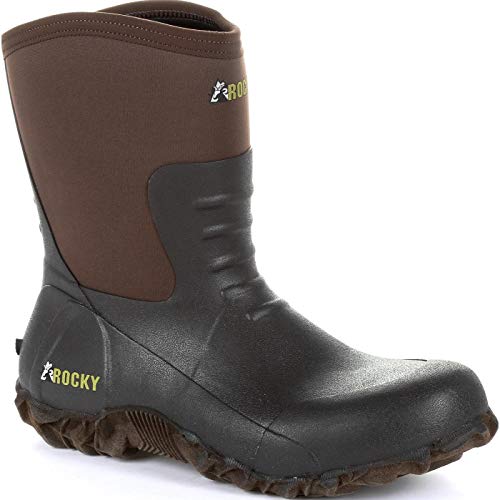 Rocky Core Chore Black Rubber Outdoor Boot