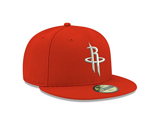 NBA Houston Rockets Men's Official 59FIFTY Fitted Cap, 7.25, Red