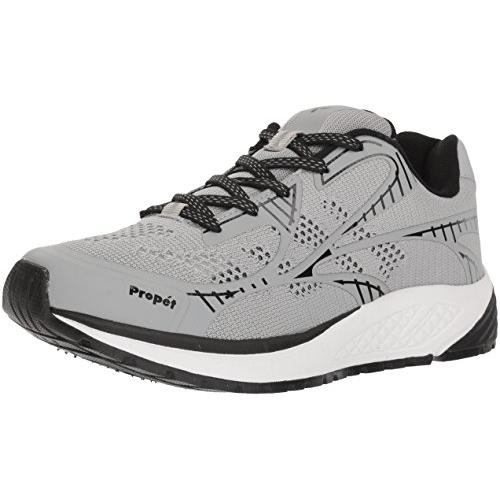 Propet Men's Propét One LT Athletic Shoe Silver/Black - MAA022MSIB
