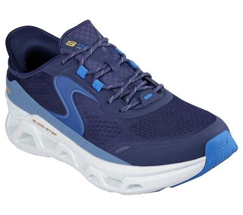 Skechers Men's Glide-Step Altus Hands Free Slip-in Sneaker,Navy/Blue,11.5