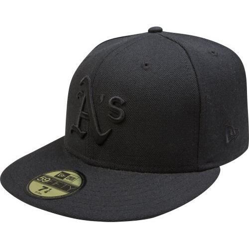 New Era MLB Black on Black 59FIFTY Fitted Cap