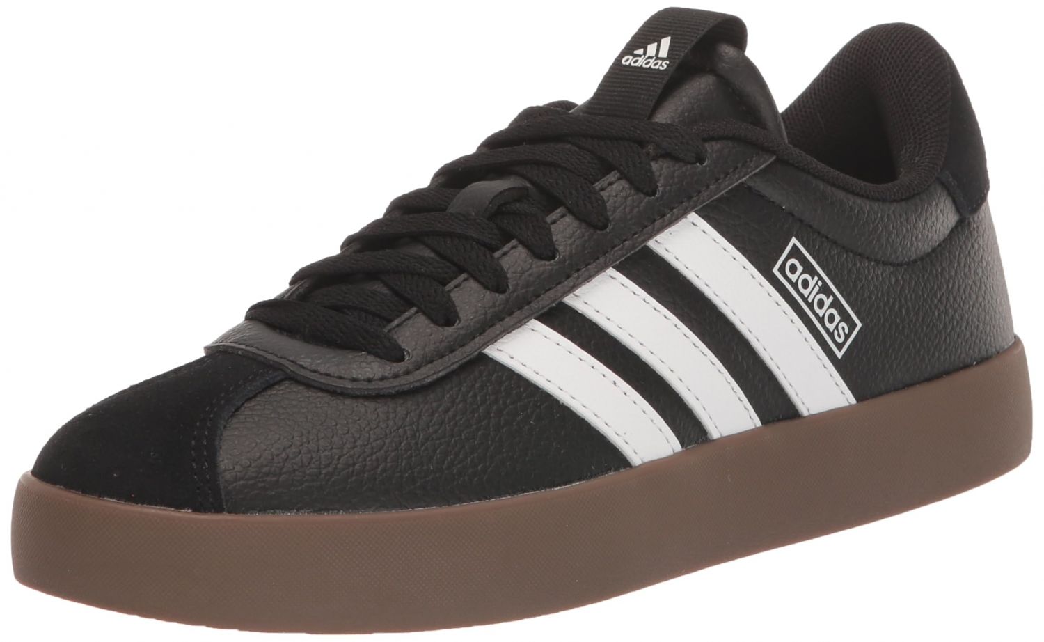 Adidas Women's VL Court 3.0 Low Sneaker Core Black/Cloud White/Gum - ID8796