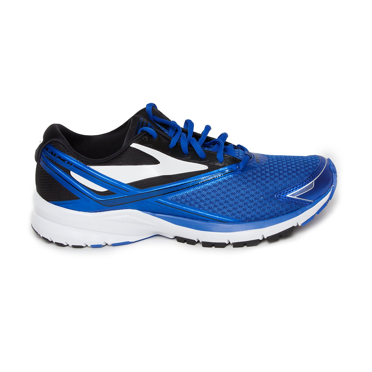 Brooks Men's Launch 4 Electric Blue/Black White Ankle-High Mesh Running