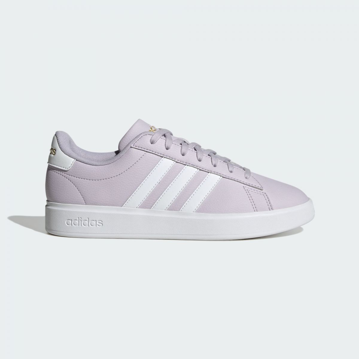 Adidas Women's Grand Court 2.0 Sneaker Silver Dawn/Cloud White/Gold Metallic - ID4478