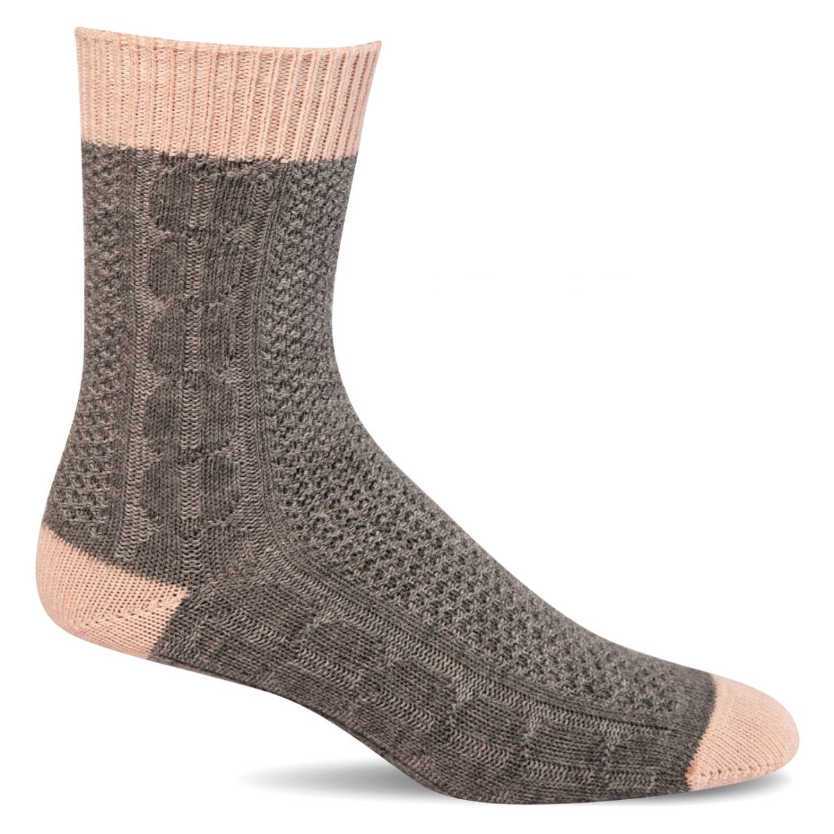 Sockwell Women's Chunky Cable Essential Comfort Socks Grey - LD221W-800