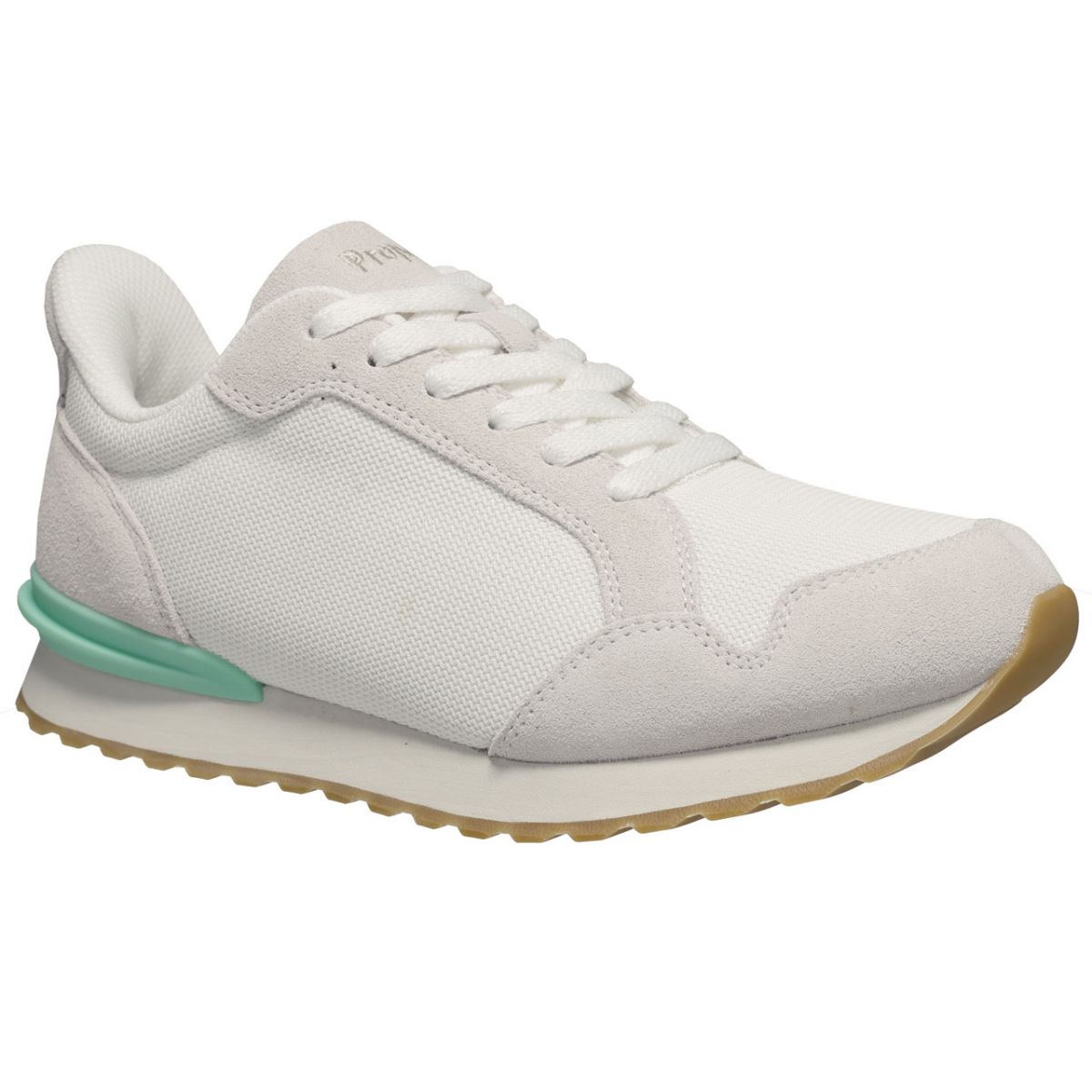 Propet Women's Shirley Step-In Sneaker White/Grey - WAA402MWGY