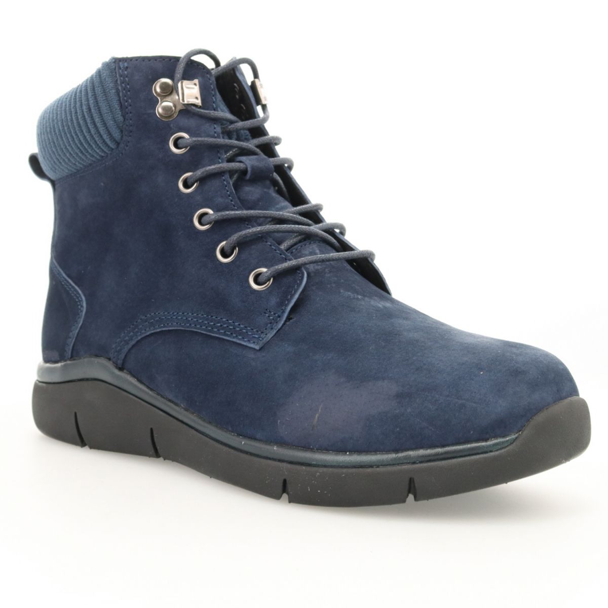 Propet Women's Scarlet Ankle Boot Navy Suede - WCA016SNVY