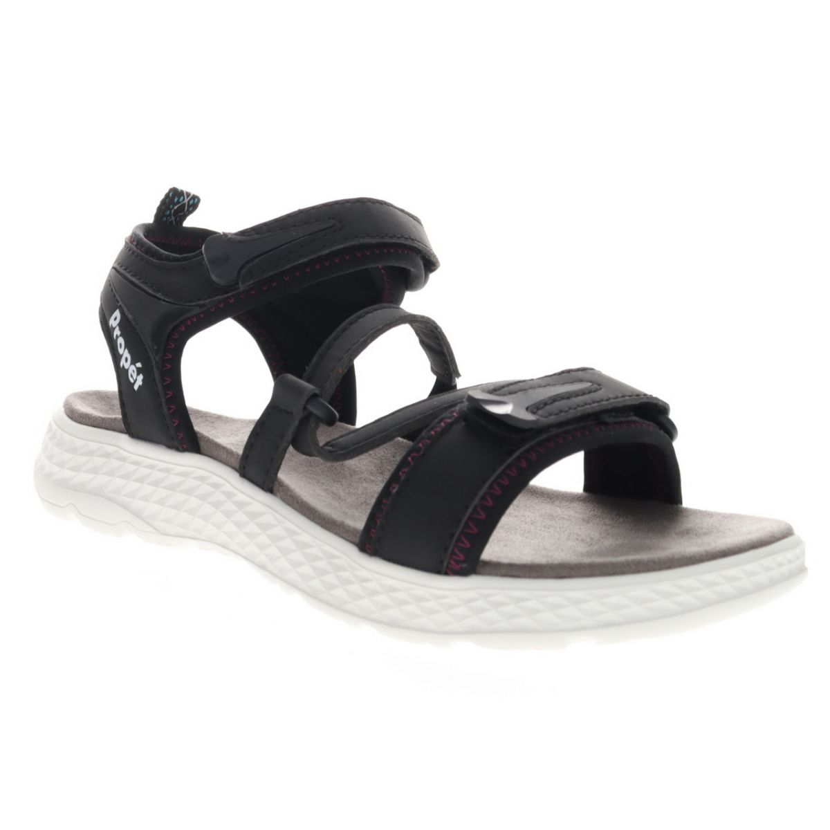 Propet Women's TravelActiv XC Walking Sandal Black - WST023PBLK