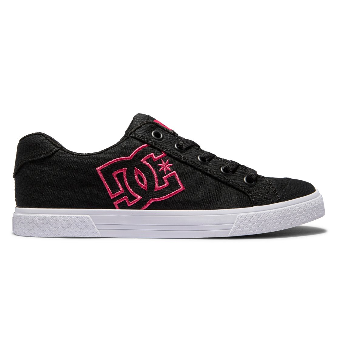 DC Shoes Women's Chelsea Shoes Black/Crazy Pink/Black - ADJS300243-BZB