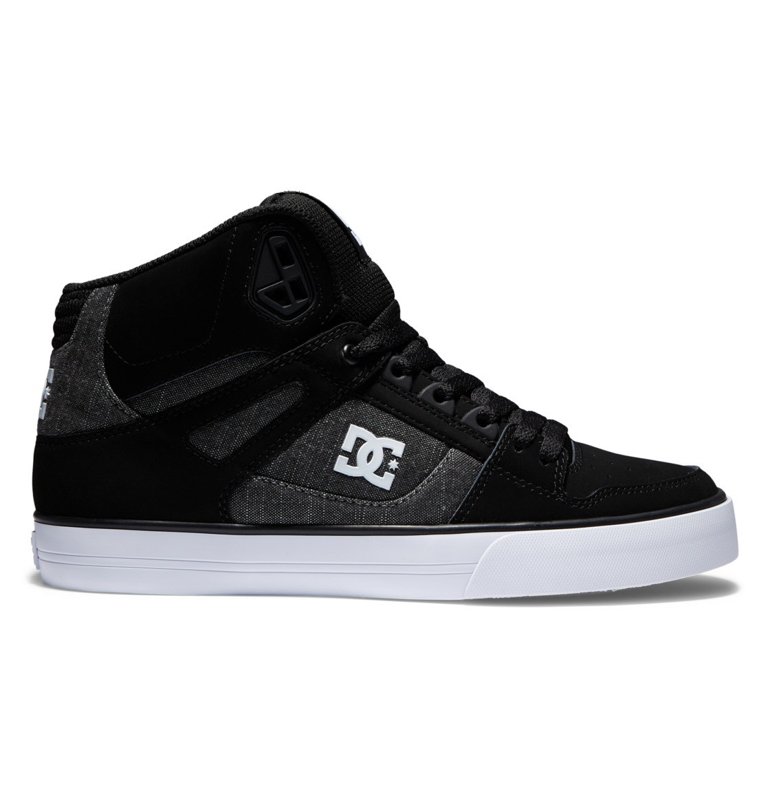 DC Shoes Men's Pure High-Top Shoes Black/Battleship - ADYS400043-BTT