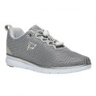 Propet Women's TravelFit Prestige Walking Shoe Silver/Black - WAA002MSIB