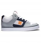 DC Shoes Men's Pure MID Mid-Top Shoes White/Grey/Orange - ADYS400082-XWSN