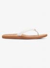 ROXY Women's Vickie Flip Flop White - ARJL100849-WHT