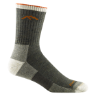 Darn Tough Men's Hiker Micro Crew Midweight with Cushion Hiking Sock Olive - 1466-OLIVE