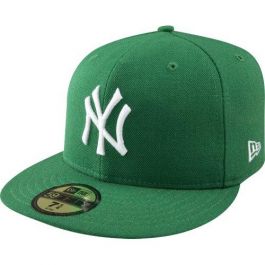 New York Yankees TEAM-BASIC Kelly Green-White Fitted Hat