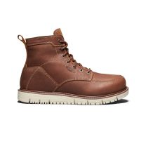 KEEN Men's San Jose 6" Soft Toe Wedge Work Boot Gingerbread/Off White - 1020146