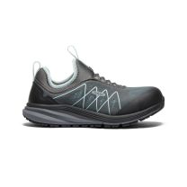 KEEN Utility Women's Vista Energy Shift Carbon Fiber Toe Slip On Work Shoes Steel Grey/Blue Glass - 1026367