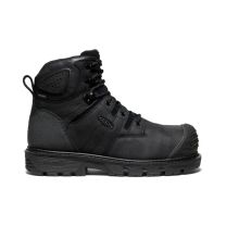KEEN Utility Men's 6" Camden Carbon Fiber Toe Waterproof Work Boot Black/Black - 1027669