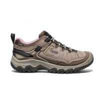 KEEN Women's Targhee IV Waterproof Hiking Shoe Brindle/Nostalgia Rose - 1028993