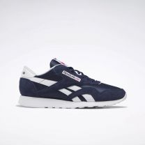 Reebok Men's Classic Nylon Shoes Core Vector Navy/Ftwr White/Ftwr White - 100009276