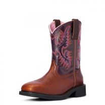 Ariat Women's Krista Pull-on Steel Toe Western Cowboy Boot