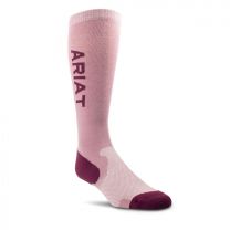 Ariat Unisex AriatTEK Performance Socks Nostalgia Rose/Mulberry (one size fits most) - 10041271