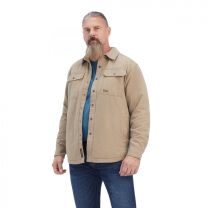 Ariat Men's Rebar Classic Canvas Shirt Jacket Khaki - 10041508