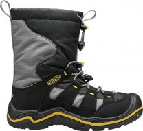 KEEN Unisex Big Kids' Winterport II Waterproof Boot Black/Gargoyle - 1015248
