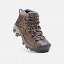 KEEN Women's Targhee II Mid Waterproof Hiking Boot Goat/Crown Blue - 1016581