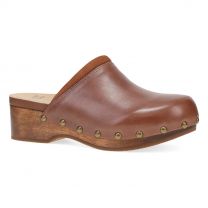 Dansko Women's Andie Wooden Mule Tan Calf Leather - 10205641500