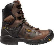 KEEN Utility Men's 8" Dover Carbon Fiber Toe Insulated Waterproof Work Boot Dark Earth/Black - 1024222