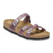 BIRKENSTOCK Women's Franca Braided Sandal Lavender Oiled Leather (regular width) - 1025073