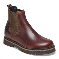 BIRKENSTOCK Women's Highwood Slip On Boot Chocolate Leather (narrow width) - 1025763